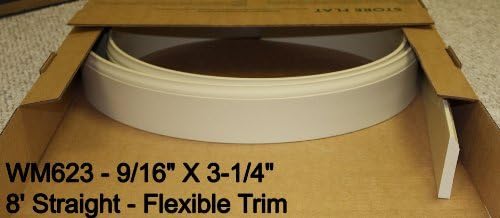 Moldeado flexible – Moldeo flexible de cala – WM093-34 pulgadas x 34 pulgadas – 8 pies de longitud – ribete flexible