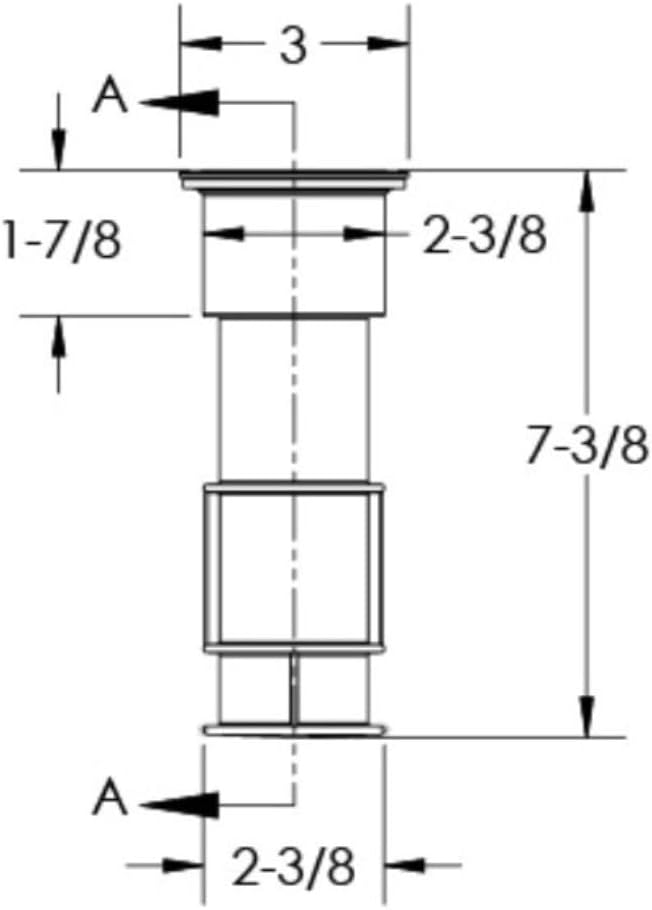 DPM – Soporte para sombrilla de piscina profesional de alta calidad con funda para sombrilla y tapa central, fabricado en Estados Unidos, compatible