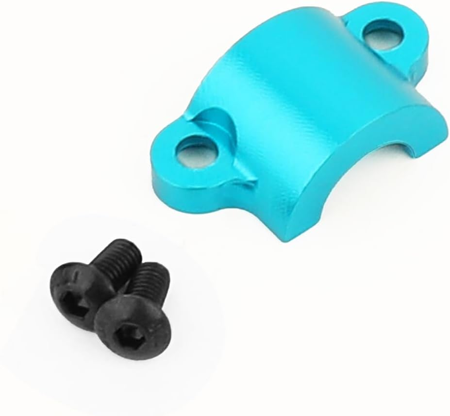 RZXYLRC Tapa de la cubierta del eje de transmisión central de la aleación de aluminio para Tamiya TT-02 TT-02B TT02 TT02B 110 RC Juguetes coche
