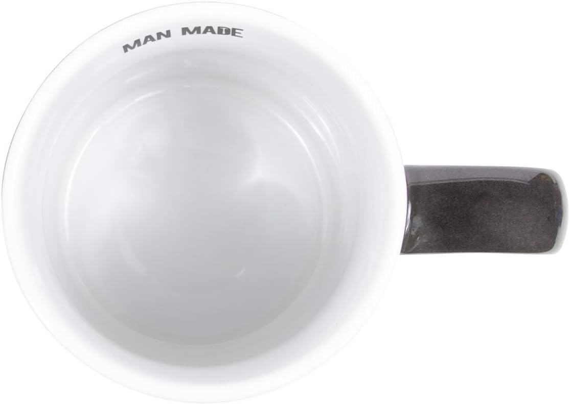 Pavilion Gift Company Badass Dad- Taza de café grande de 18 onzas, color gris oscuro, 18 onzas, color gris