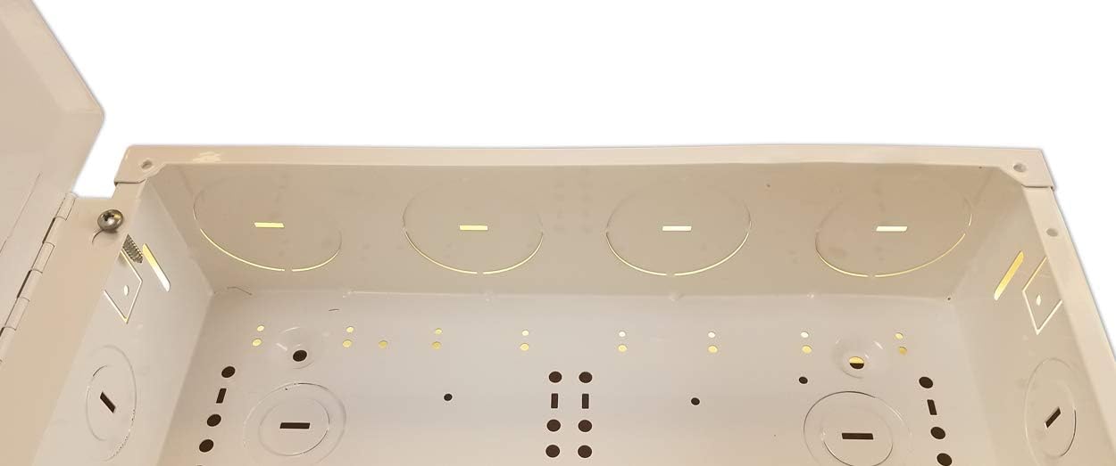 Benner-Nawman 14284-MMH Armarios de cableado estructurado, 14-14 pulgadas x 28 pulgadas x 4 pulgadas, color blanco