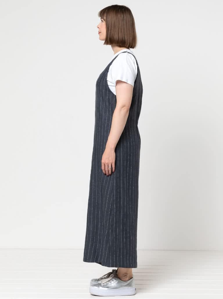 Patrón de costura estilo arco – Mono Norman (tallas 10-22)