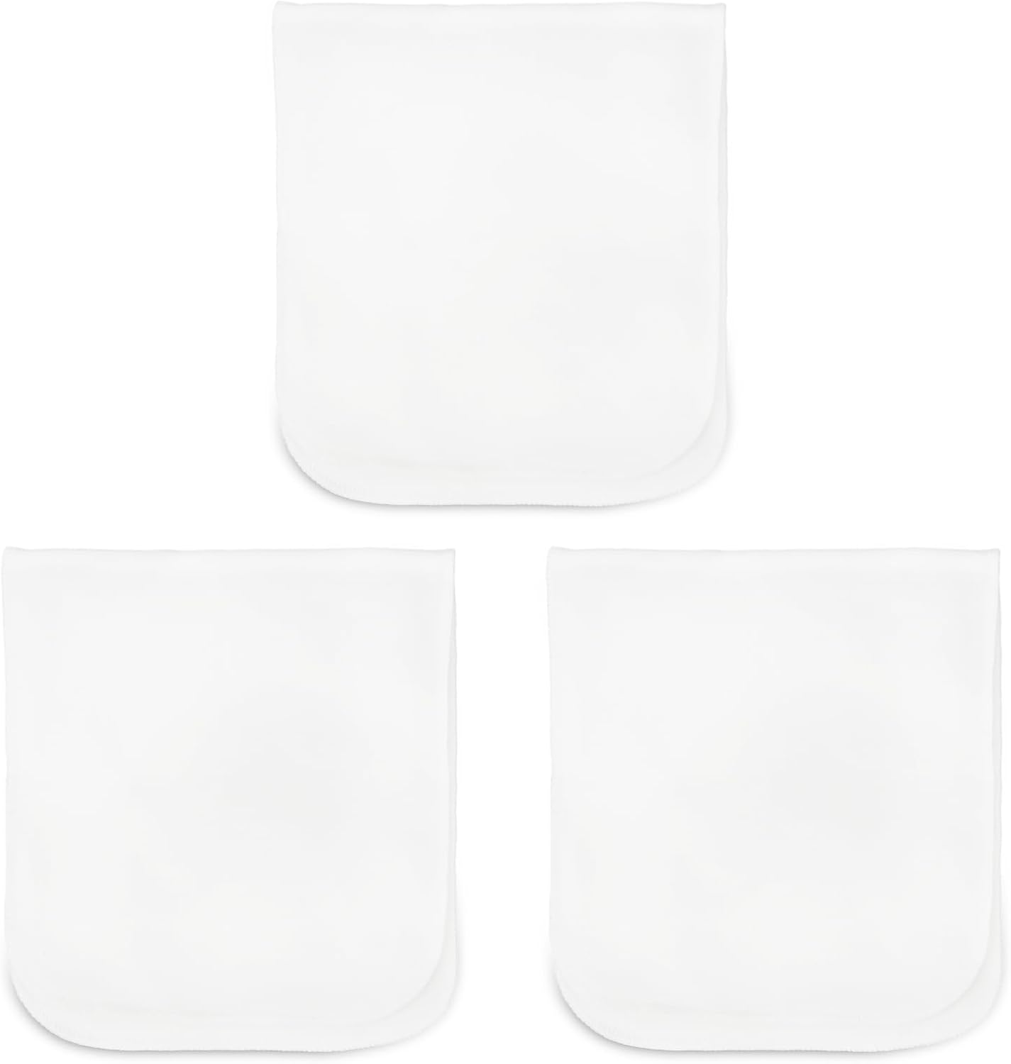 3 piezas de franela de algodón orgánico, franela de algodón orgánico para aceite de ricino, reutilizables, suaves, de franela de algodón orgánico,