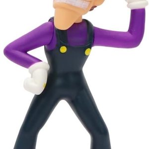 Super All Star Collection Bad Guy Waluigi figura de acción de juguete con sombrero morado de 7.2 pulgadas Super All Star Collection Bad Guy Waluigi figura de acción de juguete con sombrero morado de 7.2 pulgadas