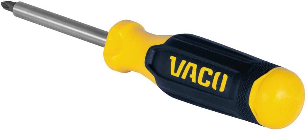 VACO VAC1230 Destornillador multibroca, herramienta magnética 23 en 1 con destornillador de tuerca de 14 pulgadas y mango cómodo