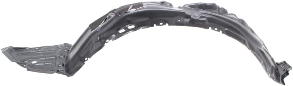 Para Toyota Prius 2016 2017 2018 Fender Liner lado del conductor  Delantero  Certificado CAPA  Todos los submodelos  Plástico  Reemplazo para