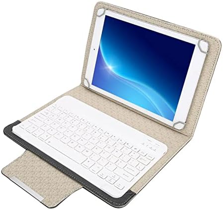 Goshyda 9.7 10.1 pulgadas universal Tablet PU funda protectora + teclado Bluetooth para Androidpara iOSpara ganar, para airepara Samsungpara Huawei
