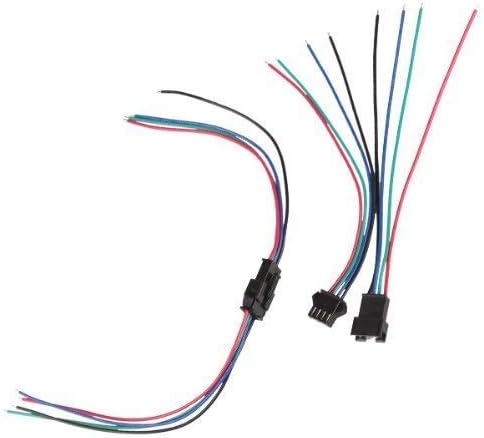 4 Pin 4P JST SM Conector Macho a Hembra JST SM Cable Conector de Enchufe para RGB LED Tira de Luz 50503528 20 Pares