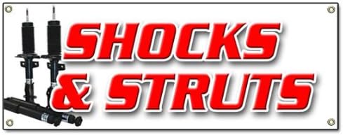 72 “Amortiguadores y puntales Banner Sign Car Brake Auto Repair