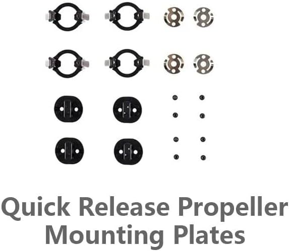 Placas de montaje de hélice de liberación rápida para D-JI Inspire 2 Drone Quadcopter con hélice de cámara