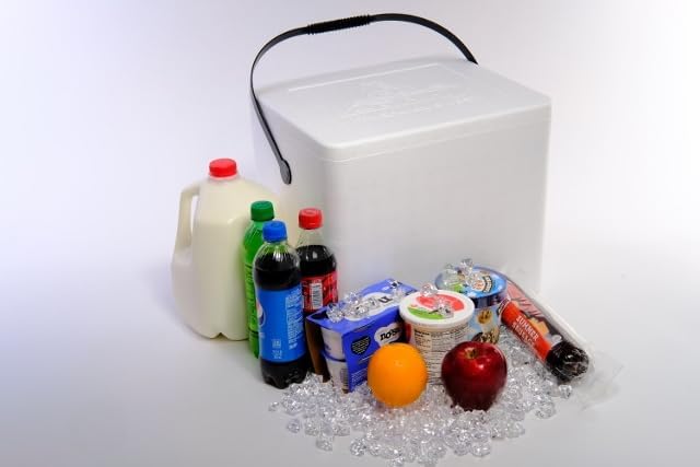 Enfriador de espuma de poliestireno, baúl de hielo (22qt)
