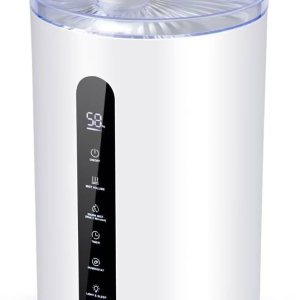 Hioo Humidificadores para habitación grande de 441 pies cuadrados, 1.72 galones 6.8 L humidificador ultrasónico de niebla cálida y fría para Hioo Humidificadores para habitación grande de 441 pies cuadrados, 1.72 galones 6.8 L humidificador ultrasónico de niebla cálida y fría para