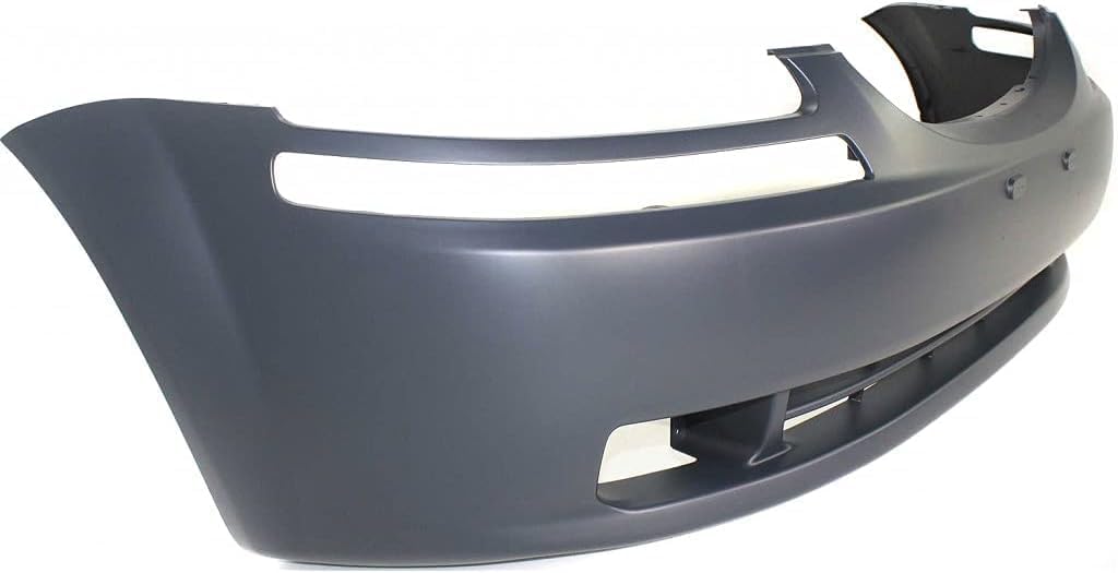 GM1000728C Front Bumper Cover Primed CAPA Replacement For Chevy AVEO  AVEO5 2004 2005 2006 2007 2008 Hatchback (Sedan 2004-2006) With Fog Light