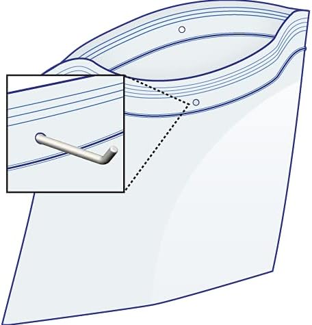 GPI – Bolsas de plástico transparente con cremallera de 6 x 9 pulgadas, 100 unidades, bolsas de polietileno duraderas de 4 mil de grosor con cierre