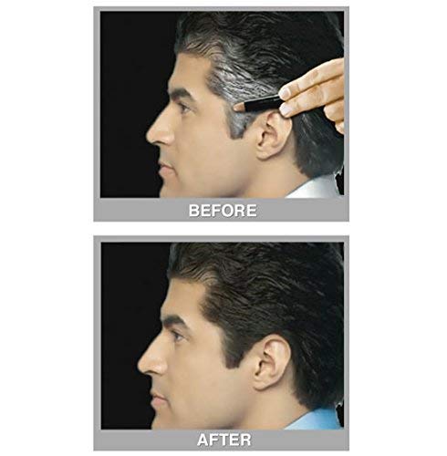 Cubre tu palo gris de retoque para hombre, color negro azabache