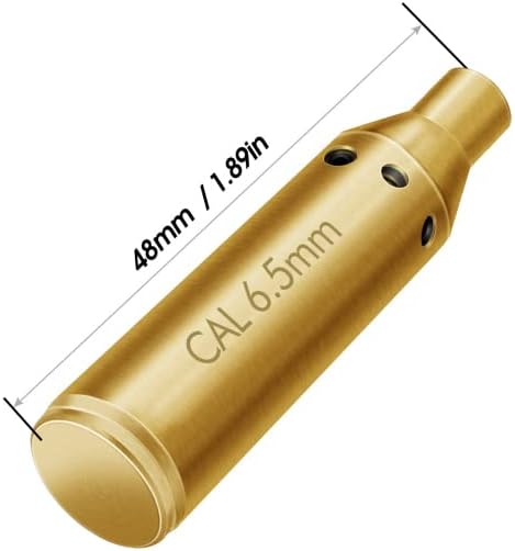 2239mm 6.5mm12GA Bore Sight Bore Sighter Red Laser Zeroing Boresighter Red Dot Bore Sighter with Batteries