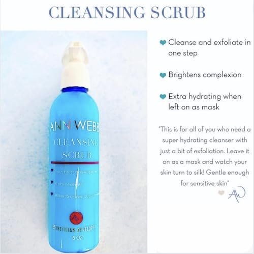 Exfoliante facial  Exfoliante facial diario suave y natural que desobstruye los poros, limpia puntos negros y acné  Deja la piel brillante