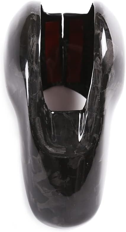 Ajuste para Porsche Macan Panamera Cayman 911 718 Boxster 2009-2020 – Cubierta de fibra de carbono real para el cabezal de cambio de marchas,