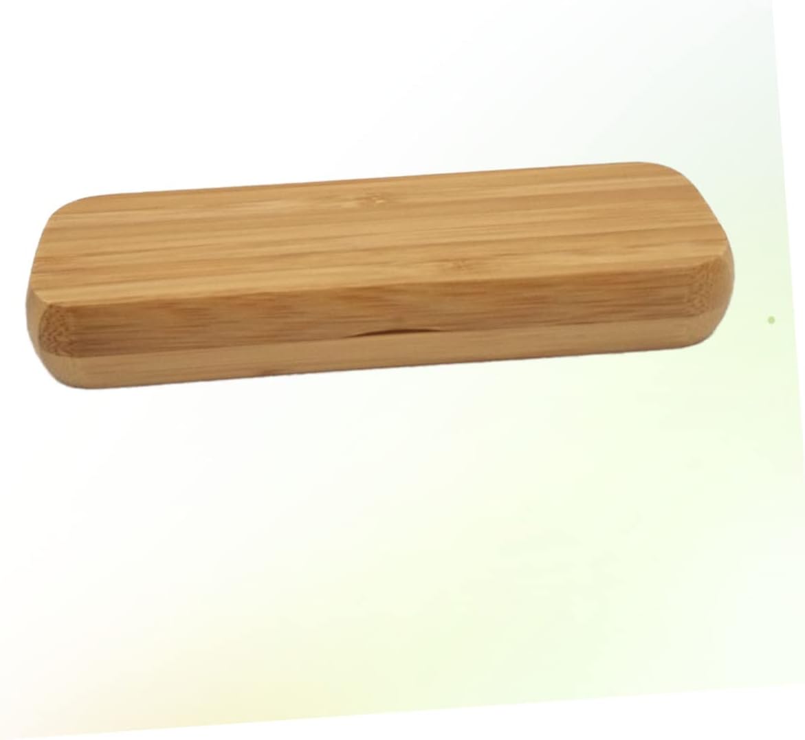 Caja de papelería Bolsa Suministros Portalápices Madera Clamshell Multifunción