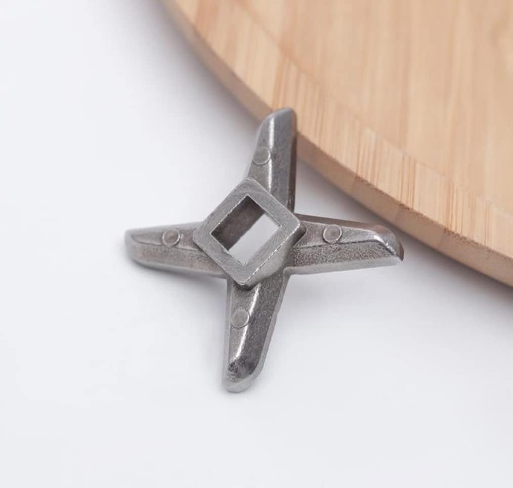 Juego de 3 cuchillas de repuesto para picadora de carne, cuchillas universales de acero inoxidable para picadora de carne, piezas de accesorios de