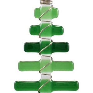 Atrapasoles de cristal fundido para árbol de Navidad contemporáneo hecho en Estados Unidos, 3 “x 7” Atrapasoles de cristal fundido para árbol de Navidad contemporáneo hecho en Estados Unidos, 3 “x 7”