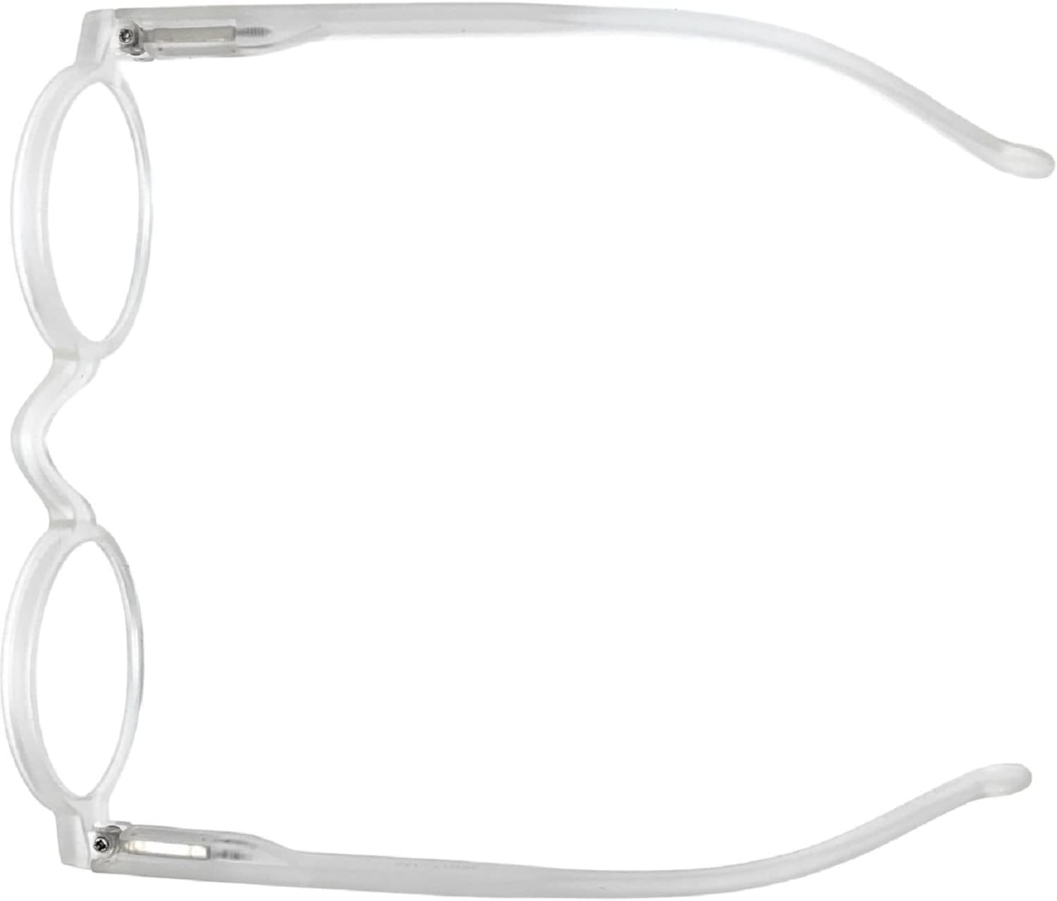 Incredible Bargains The Osbourne Vintage Professor – Gafas de lectura redondas ovaladas con bisagra de resorte