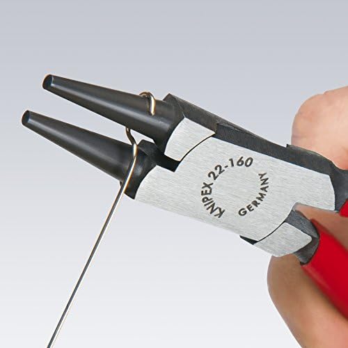 KNIPEX – 22 02 160 Herramientas – Alicates de punta redonda, multicomponente (2202160)