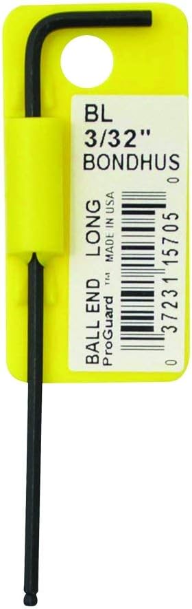 Bondhus 15705 Llave en L con extremo de bola de 332″, multicolor, talla única