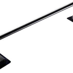 DOITOOL Toallero negro para toallas de baño, soporte para tapa de cacerola, toallero para bar, organizador de toallas sin dejar rastro, toallero de DOITOOL Toallero negro para toallas de baño, soporte para tapa de cacerola, toallero para bar, organizador de toallas sin dejar rastro, toallero de