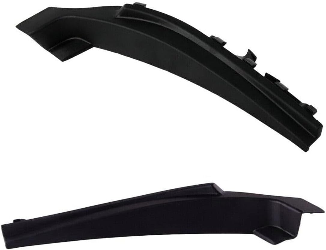 1 par de cubierta de extensión del limpiaparabrisas delantero del coche para Nissan Sentra 2013 2014 2015 2016 2017 2018 2019 negro
