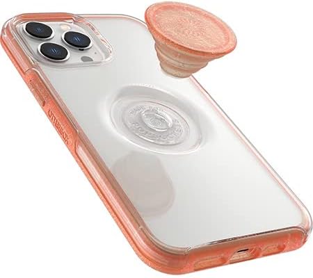 OtterBox + POP SYMMETRY SERIES – Funda para iPhone 13 Pro Max – Embalaje no minorista – Melondramatic naranja transparente, Apple Phonecase, ajuste