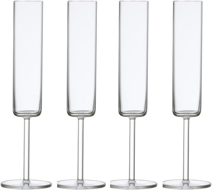 Zwiesel Glas Tritan Modo Collection – Copa de champán para flauta de 5.5 onzas, juego de 4
