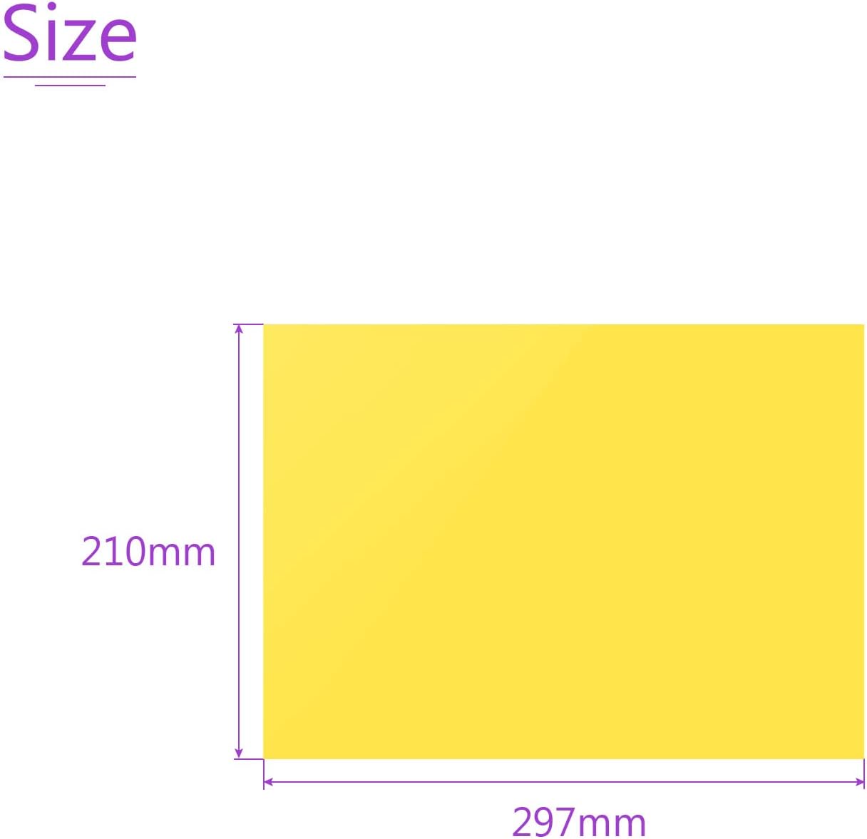 DMiotech 10 Uds Corrección Gel Filtro de Luz Superposición Transparente Plástico PVC Hojas Amarillo para Foto, Película, Video