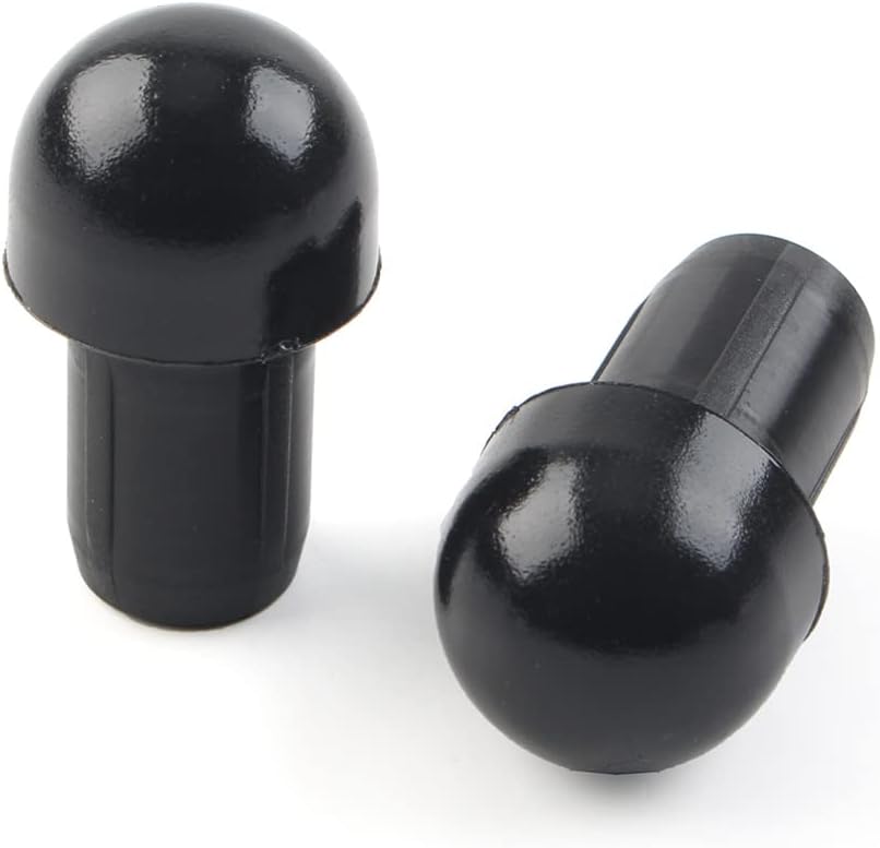 Newsmarts 0.551 in negro motocicleta manillar puños extremos mango barra de mano tapa deslizante reemplazo para Ducati 696 795 796 797 1098 1198 821