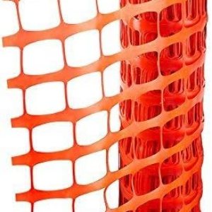 Cerca de barrera de seguridad borde acabado 4′ x 100′, naranja Cerca de barrera de seguridad borde acabado 4′ x 100′, naranja
