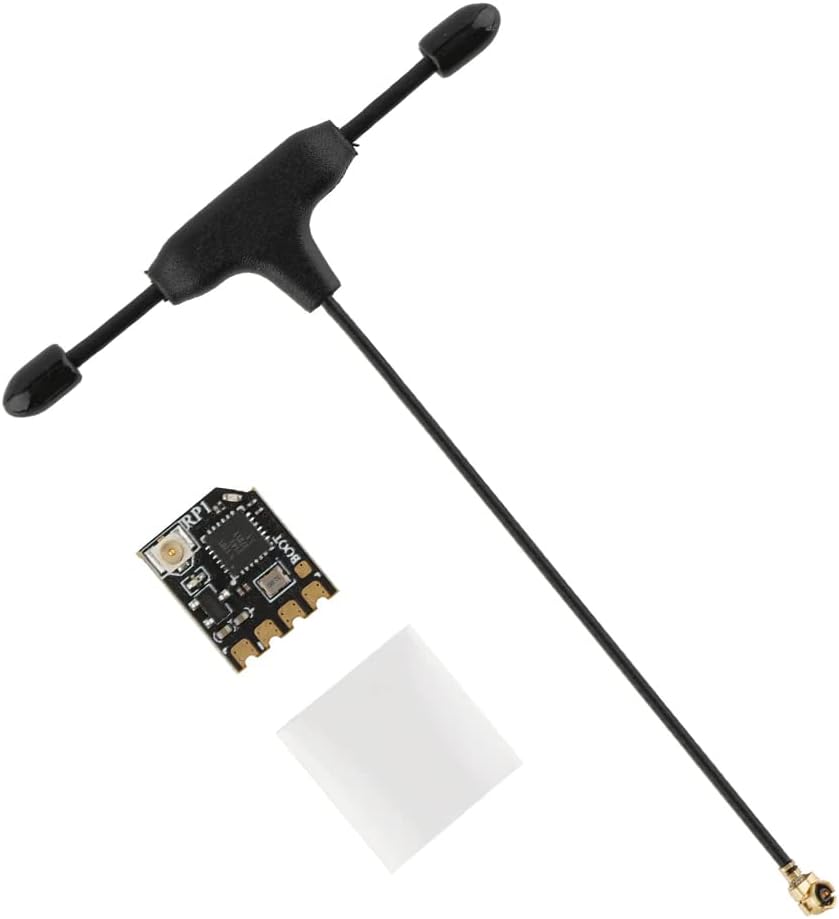 RadioMaster 2.4GHz RP1 ELRS FPV Receptor ExpressLRS Nano Receptor Viene con Antena UFL T de 2.559 in para transmisor de radio TX16S TX12 Zorro ELRS