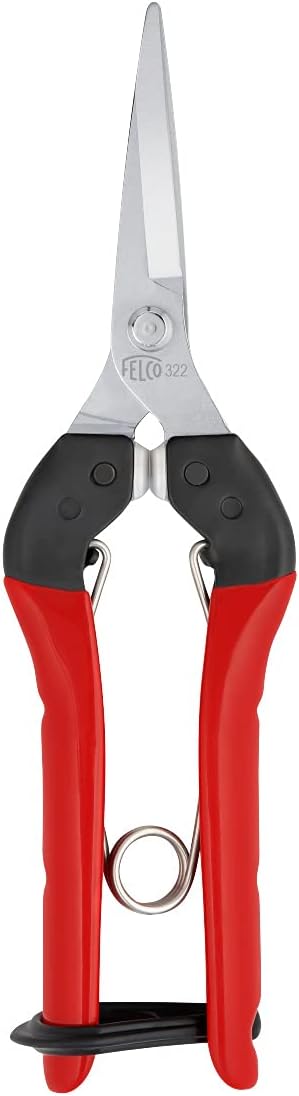 FELCO FELCO322 Modelo 322 Tijeras, color rojo