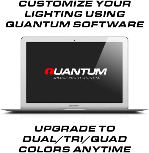 Feniex Quantum (ámbar, rojo, azul, blanco) – Barra de luz programable (cuádruple color desbloqueado, 400)