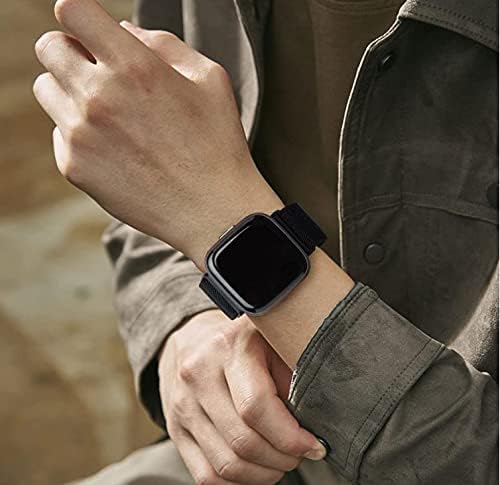 Paquete de 8 bandas elásticas compatibles con Fitbit Versa 2  Versa  Versa Lite  Versa SE para mujeres y hombres, correas de repuesto de tela de