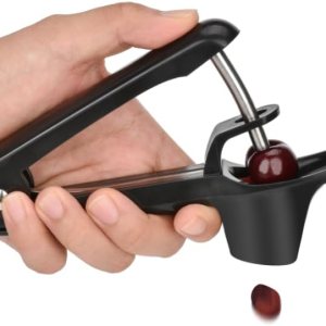 Herramienta de deshuesador de cerezas, herramienta portátil de semillas de cereza, herramienta de acero inoxidable resistente con diseño de Herramienta de deshuesador de cerezas, herramienta portátil de semillas de cereza, herramienta de acero inoxidable resistente con diseño de