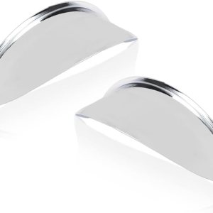 Par de viseras para faros delanteros, 7 pulgadas, protectores cromados resistentes, tapacubos personalizados para coche Par de viseras para faros delanteros, 7 pulgadas, protectores cromados resistentes, tapacubos personalizados para coche