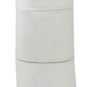 Home Basics Reserva de pañuelos de baño de acero cromado Home Basics Reserva de pañuelos de baño de acero cromado