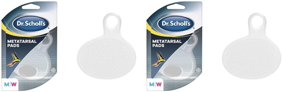 Dr. Scholl’s – Almohadillas metatarsianas para distribuir la presión con cada paso, 1 unidad (paquete de 1)