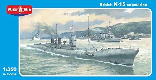 Modelo de plástico KIT British HMS -15 Submarino 1350 350-032 Nuevo