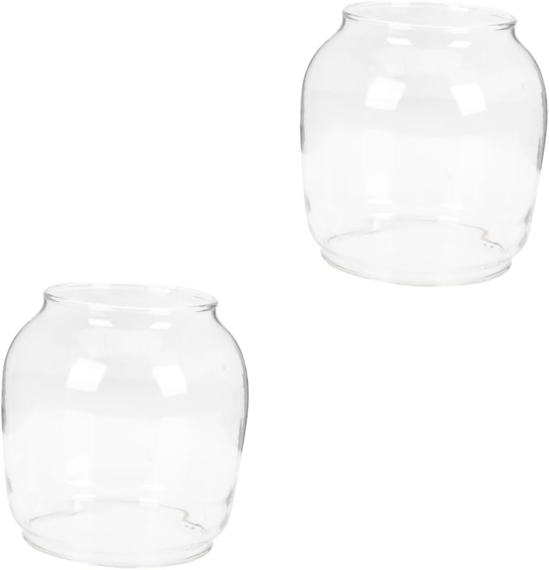Uonlytech 2 piezas de lámpara de cristal de granero pantalla colgante pantalla lámpara de cristal chimenea lámpara de cristal pantalla reemplazo