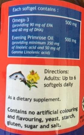 HOVID Omega 3+6 60 Cápsulas