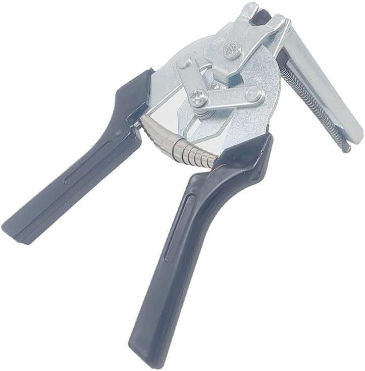 Alicates de anillo de cerdo con 600 anillos de cerdo de acero galvanizado para ollas de cangrejo, jaulas, trampas, cercas, cubiertas de salchichas y