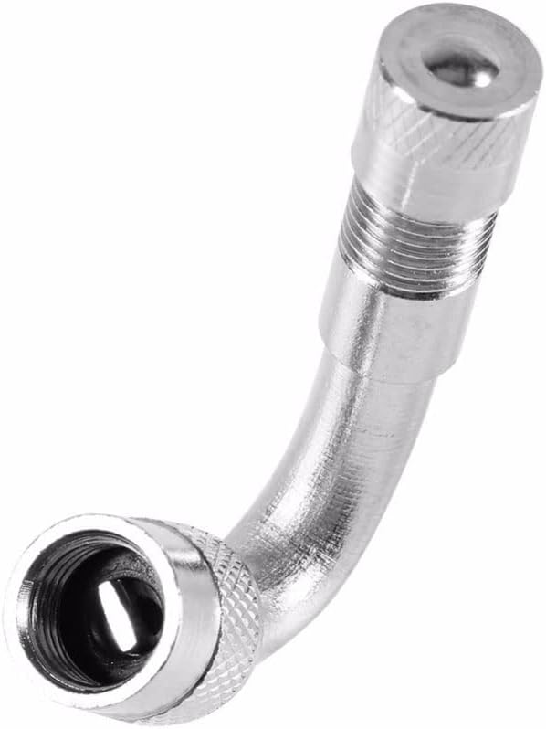 Paquete de 6 extensores de vástago de válvula, extensión de válvula de neumático de 45 grados, 90 grados, 135 grados, compatible con ruedas duales,