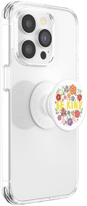 POPSOCKETS Agarre para teléfono con soporte expandible – Be Kind Embroidery