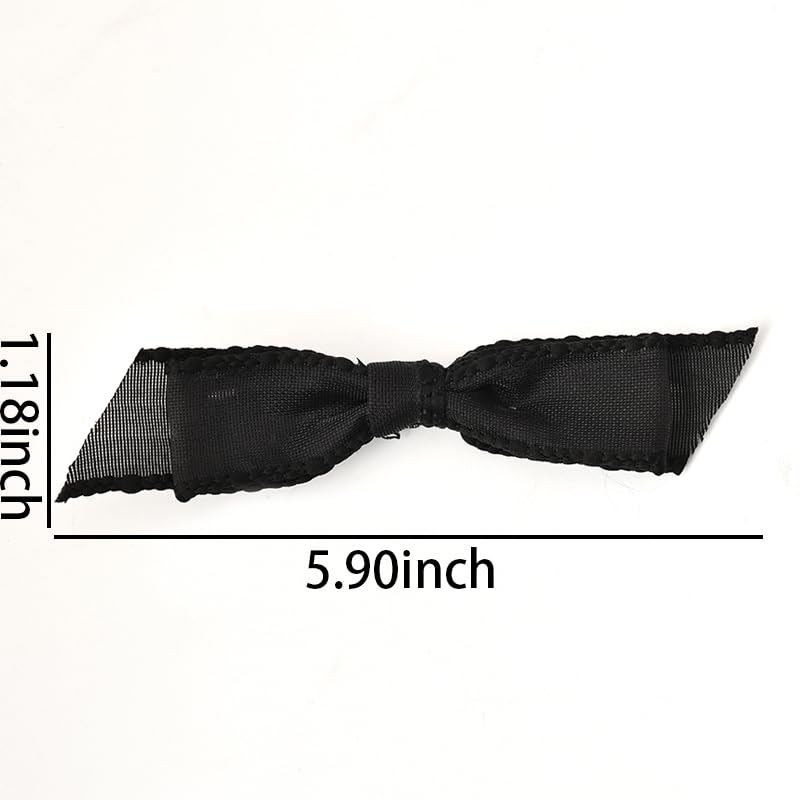 Pinzas para el cabello con lazo, accesorios para mujeres y niñas, lazos de gasa, pasadores para el pelo para adolescentes, pinzas de lazo de